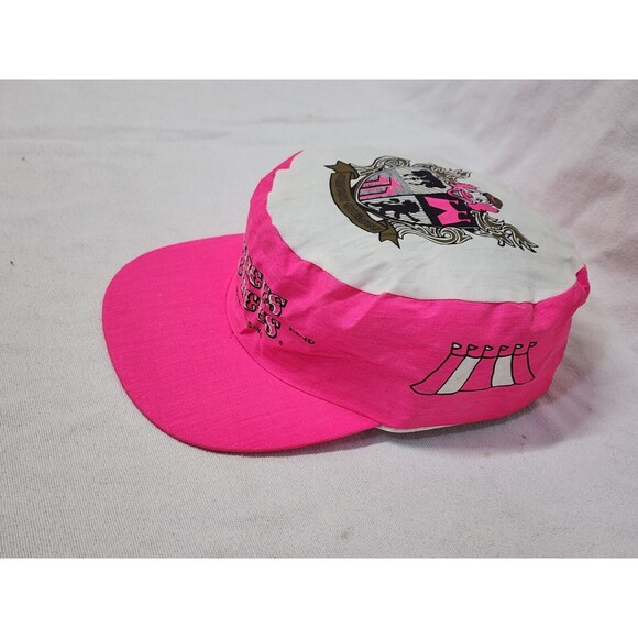 Vintage Circus Circus Snapback Hat Las Vegas Hotel Casino Pink and White OS - Picture 4 of 8